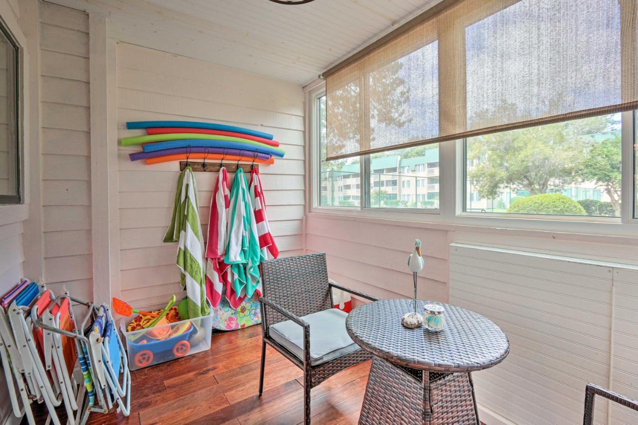 Colorful Hilton Head Condo With Beach And Pool Access! Pulau Hilton Head Luaran gambar